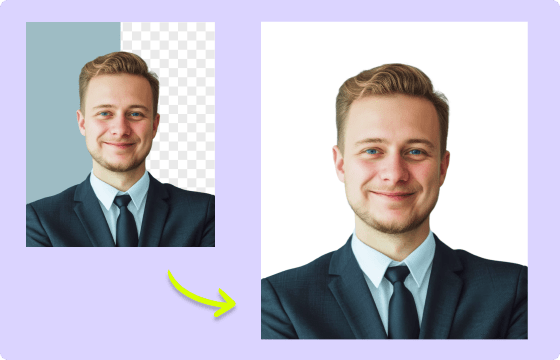 Change color of PNG for ID photo